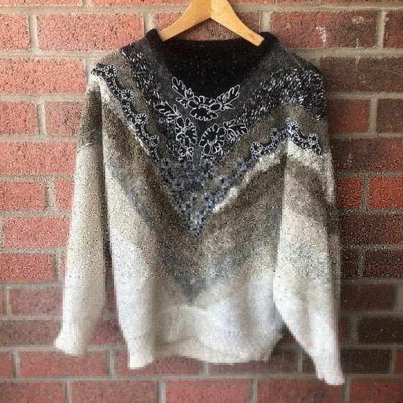 Vintage Wool Sweater with Gold details - Picture 1 of 4